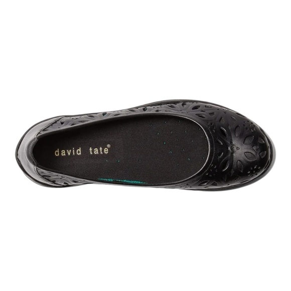 David Tate Safe Flats in Black Leather NWOB - Picture 8 of 11